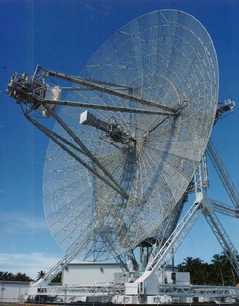  Antena de radar de deteccin a larga distancia.